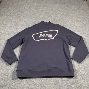 Bluemint Mens XL 24 Hr Le Mans Circuit 1/4 Zip Pullover Navy Blue Wesley Sweater